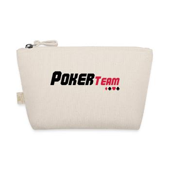 poker_team_02 - Bio-Täschchen - Natur - Vorne