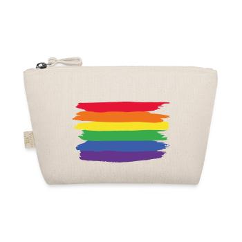 Love LGBT Pride Rainbow Colors Gift Love - Organic Pouch - nature - Front