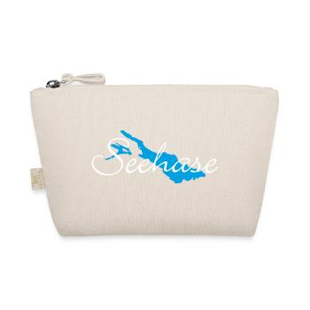 Seehase vom Bodensee für dunkle Shirts - Bio-Täschchen - Natur - Vorne