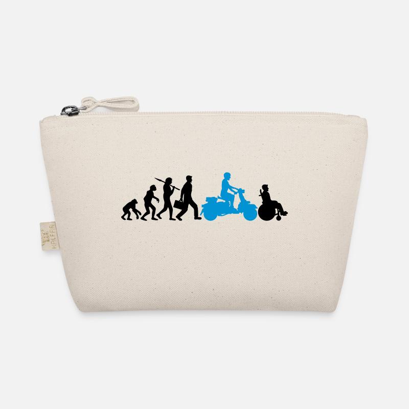 wheelchair accident evolution funny biker motorcycle c Organic Pouch