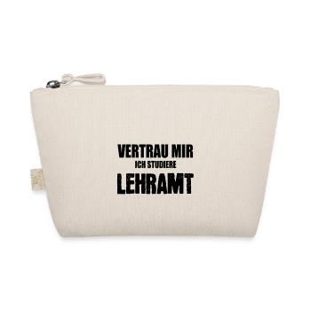 Vertrau mir ich studiere Lehramt - Bio-Täschchen - Natur - Vorne