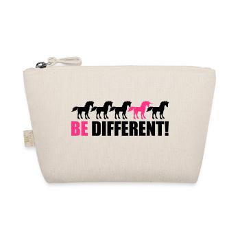 series be different unicorn horse pattern design u - Organic Pouch - nature - Front