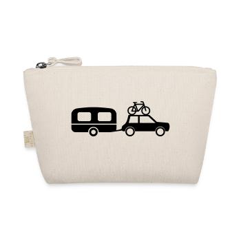 Auto Wohnwagen - Bio-Täschchen - Natur - Vorne