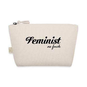 Feminist as fuck - Trousse biologique - nature - Devant