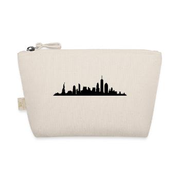 Skyline New York - Bio-Täschchen - Natur - Vorne