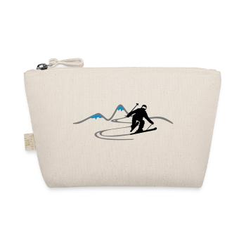 Sport - Skifahrern Berge - Bio-Täschchen - Natur - Vorne