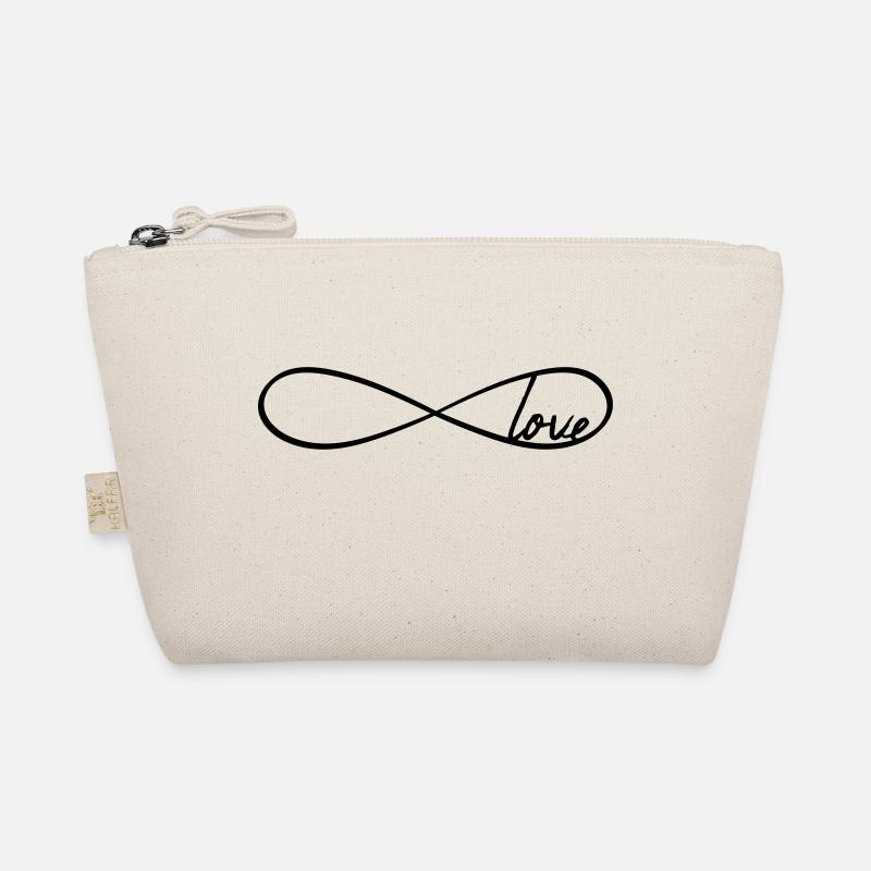 love infinite endless forever limitless without end sy Organic Pouch
