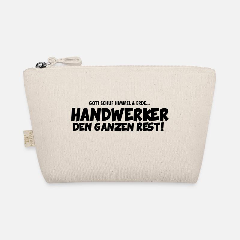 Gott schuf Himmel und Erde - Handwerker den Rest Bio-Täschchen