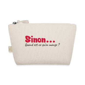 Quand est ce qu'on mange - Organic Pouch - nature - Front