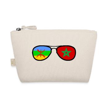 Morocco Amazigh flag - glasses - Organic Pouch - nature - Front
