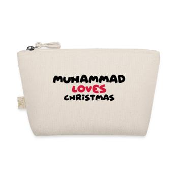 muhammad loves christmas xmas name - Organic Pouch - nature - Front