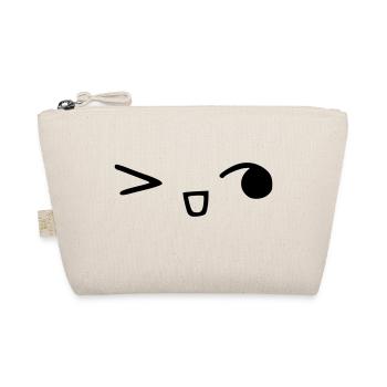 kawaii_face_8 - Bio-Täschchen - Natur - Vorne