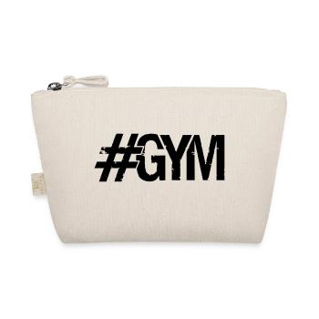 hashtag cool design gym texte logo poids haltères - Trousse biologique - nature - Devant