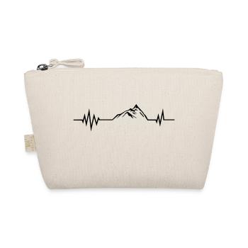 mountain pulse design - Bio-Täschchen - Natur - Vorne