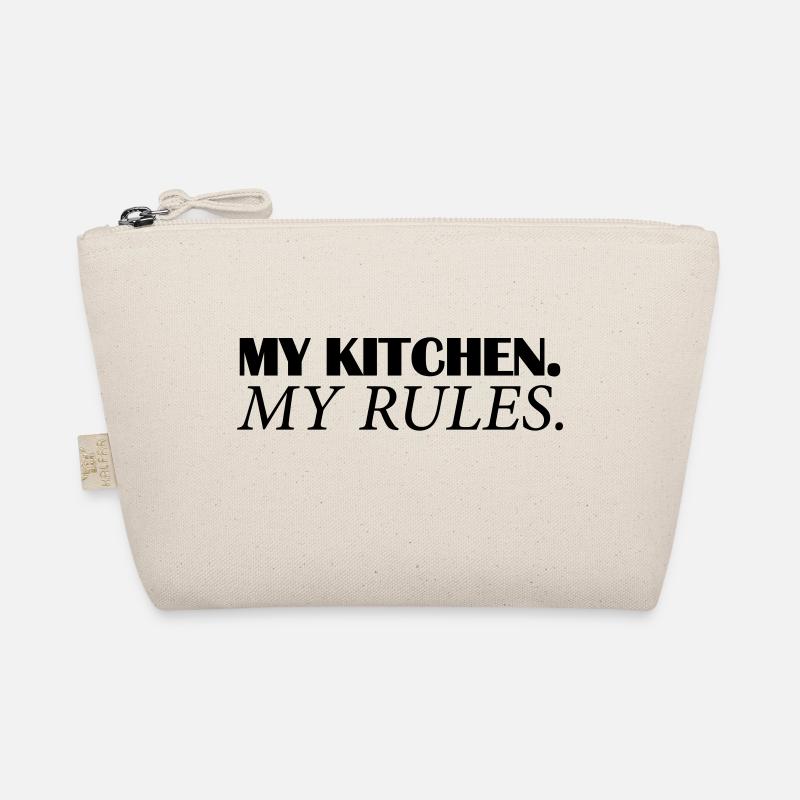 my kitchen my rules - Bio-Täschchen - Natur