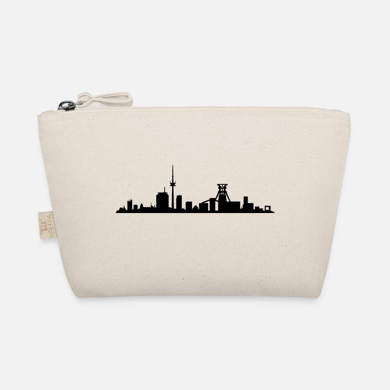 Skyline Essen - Bio-Täschchen - Natur