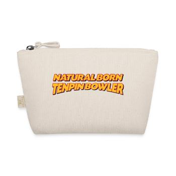 Natural born tenpin bowler 3col - Organic Pouch - nature - Front