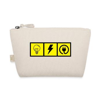 Elektriker / Elektrizität / Energie / DIY - Bio-Täschchen - Natur - Vorne