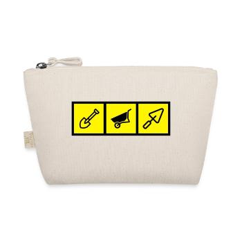 Bricklayer Mason Maurer Maçon Maçonnerie Bricolage - Organic Pouch - nature - Front