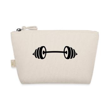 dumbbell weights design - Bio-Täschchen - Natur - Vorne