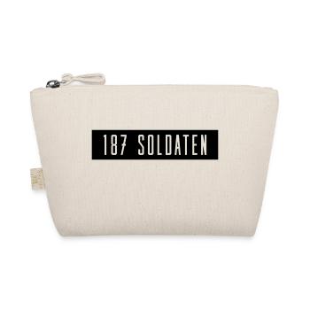 187 soldaten - Bio-Täschchen - Natur - Vorne