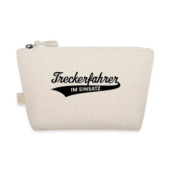 Treckerfahrer Im Einsatz (Trecker / Traktor / V1) - Bio-Täschchen - Natur - Vorne