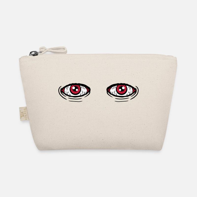 2 grosse Augen Bio-Täschchen