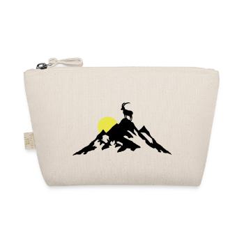 Mountain and Ibex at Sunrise - Organic Pouch - nature - Front