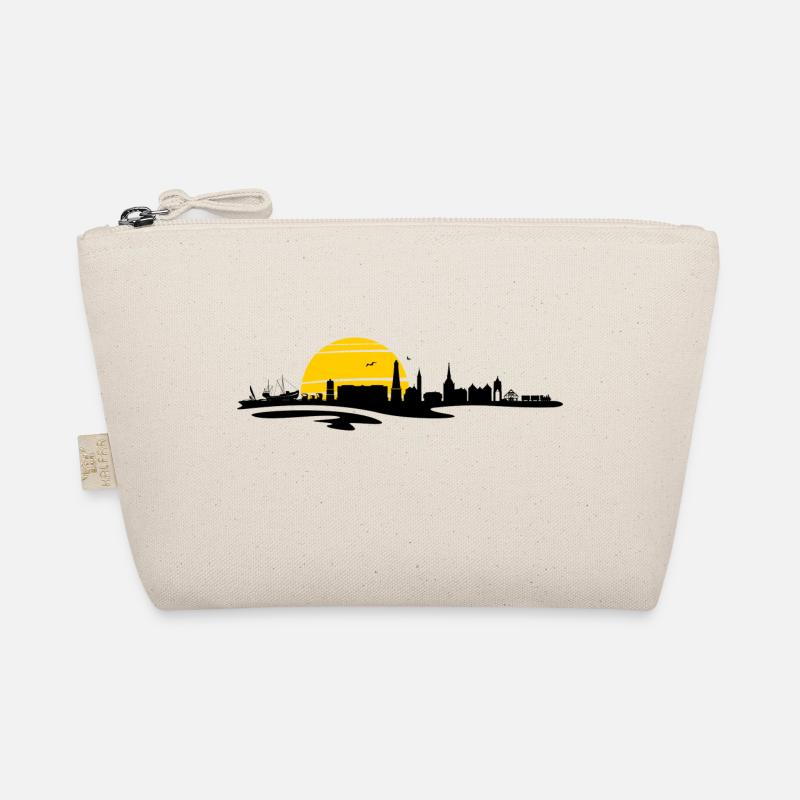 Skyline - Küste Borkum - Bio-Täschchen - Natur