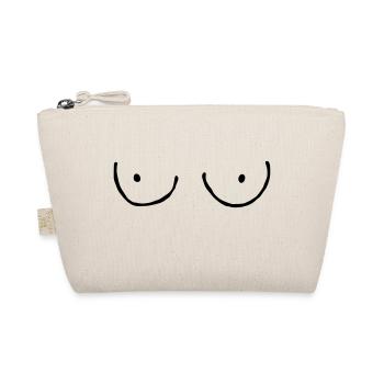 Breast designed se341 - Organic Pouch - nature - Front