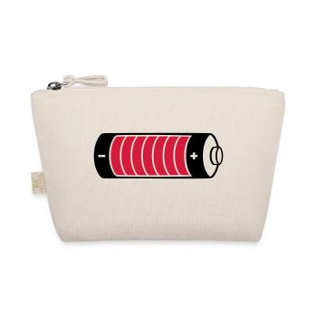 Charging bar battery clipart - Organic Pouch - nature - Front
