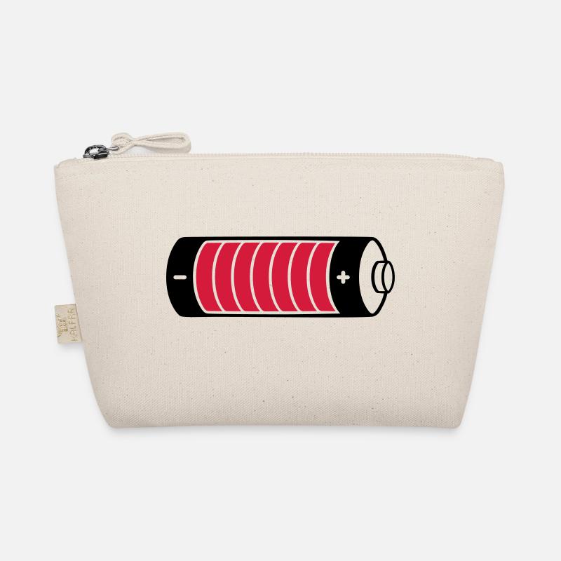 Charging bar battery clipart Organic Pouch