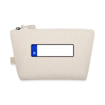 License plate blank short - Organic Pouch - nature - Front