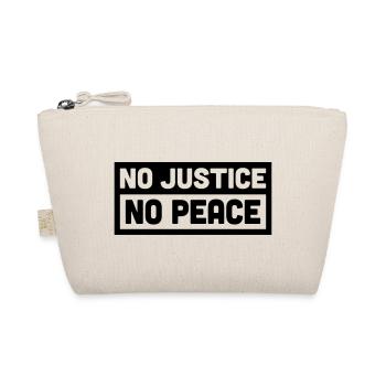 No Justice no peace - Bio-Täschchen - Natur - Vorne