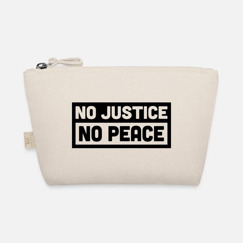 No Justice no peace Bio-Täschchen