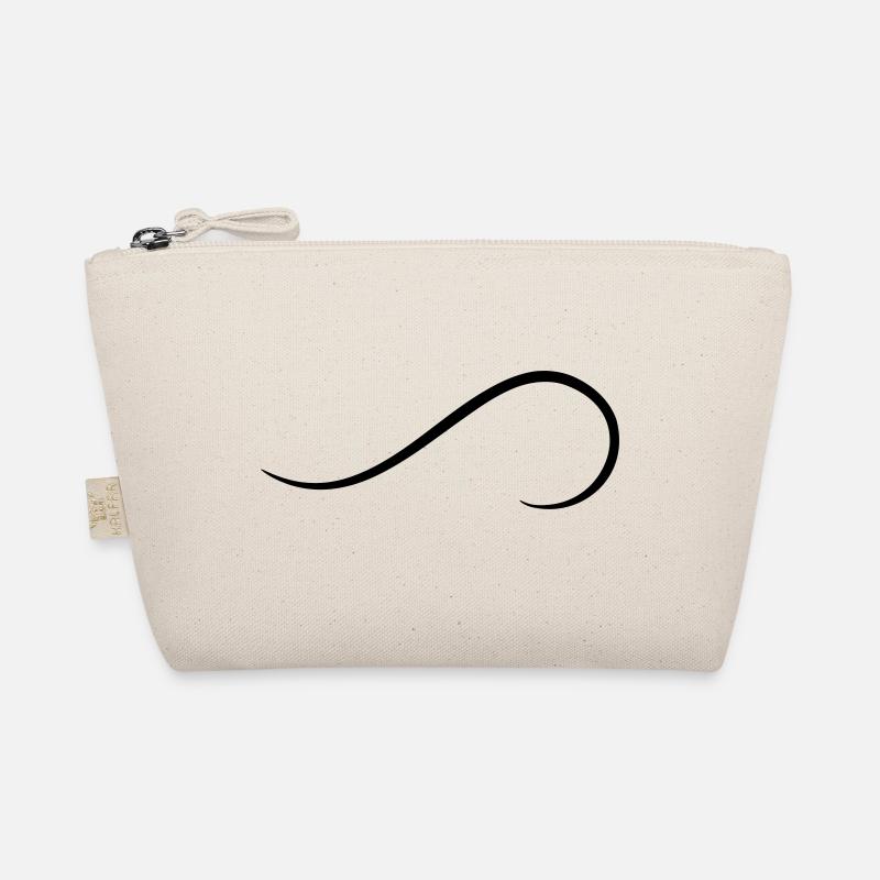 Frills Décor Element Curved Line Organic Pouch