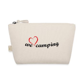 we love Camping - Organic Pouch - nature - Front