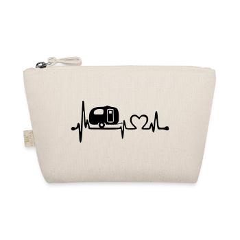 my heart for caravans - Organic Pouch - nature - Front