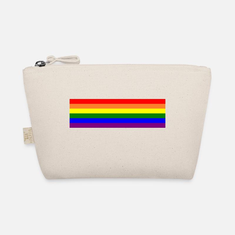 Rainbow flag Regenbogenfahne - Bio-Täschchen - Natur