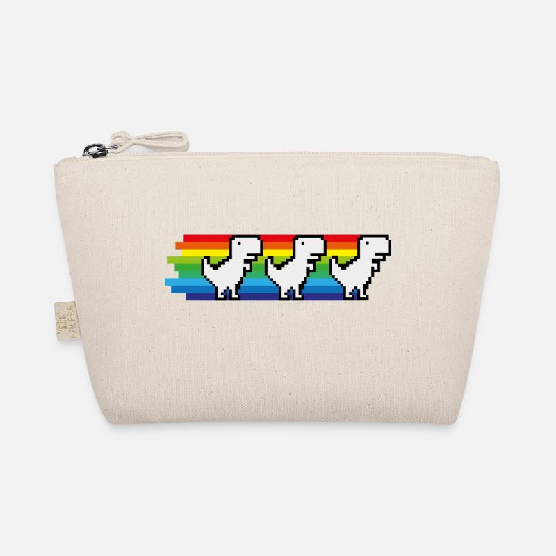 Chrome Dino Dance Bio-Täschchen