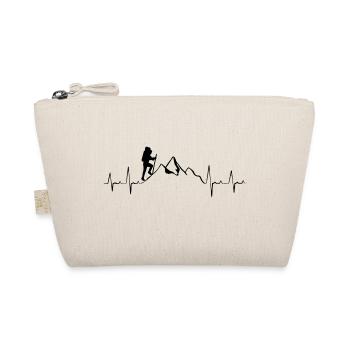 Hiking, climbing, climb, walking, mountain, hike, - Organic Pouch - nature - Front