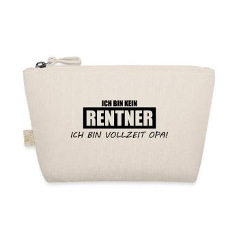 ich bin kein rentner ich bin vollzeit opa - Bio-Täschchen - Natur - Vorne