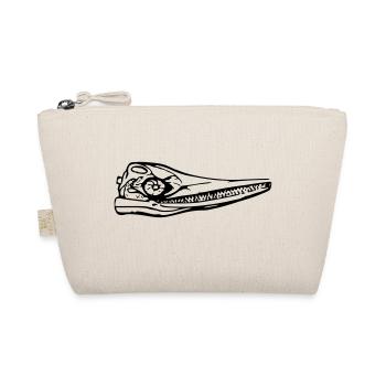 Ancient Whale Whale Fossil Dinosaur Ancient Skull - Organic Pouch - nature - Front
