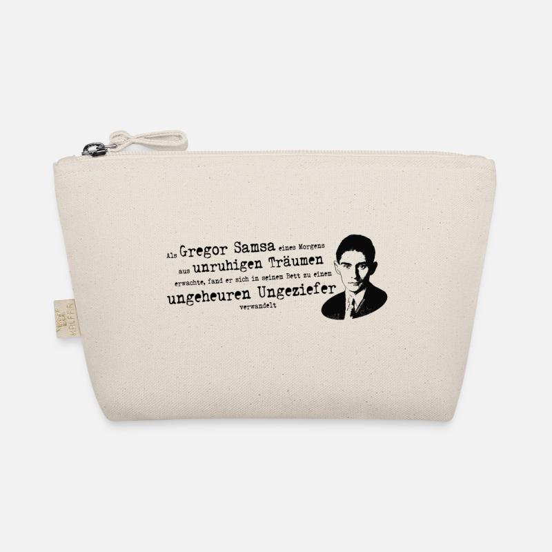 Franz Kafka | Zitat Verwandlung Gregor Samsa - Bio-Täschchen - Natur