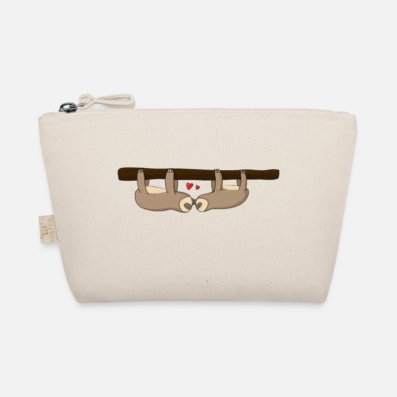 Faultiere Valentinstag Bio-Täschchen