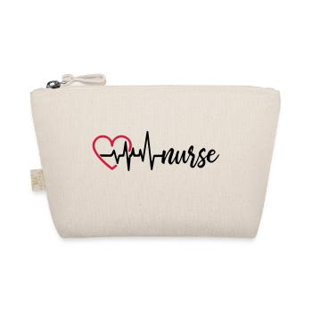 Heart Beat Nurse - Bio-Täschchen - Natur - Vorne