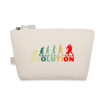 Tango Tanz Tanzen Evolution Retro für Tanzpaar - Bio-Täschchen - Natur - Vorne