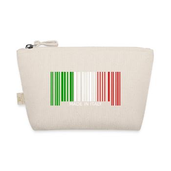 Italie Made in Italy Code à barres pour les Italiens - Trousse biologique - nature - Devant