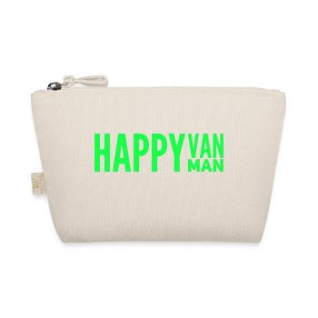 Van Life: Happy Van - Happy Man Funny Design - Organic Pouch - nature - Front
