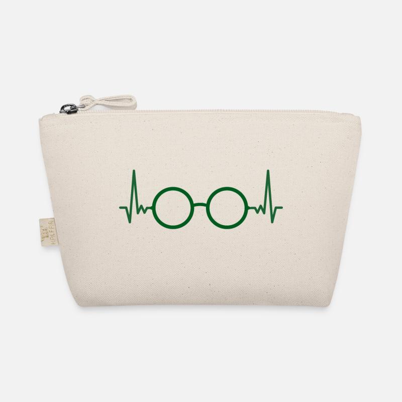 ECG Glasses Optician Gift Optometrist Organic Pouch